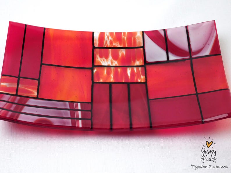 GamesOfColors Fused Glass Plate - Thumbnail 4