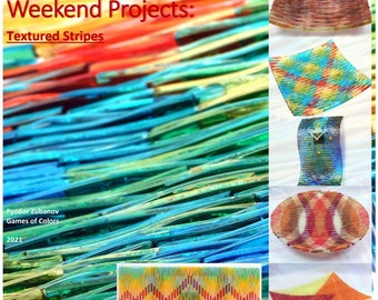 E-bok: "Helgprojekt. Texturerade ränder" | handledning i glasfusion | smält glas | avancerade färdigheter
