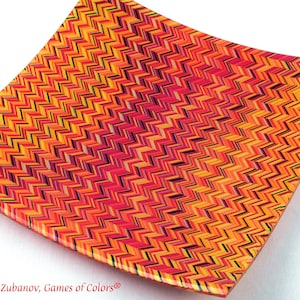 A video tutorial &quot;Chevrons technique of glass fusing&quot;
