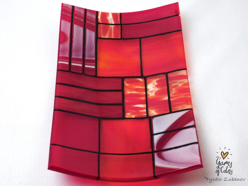 GamesOfColors Fused Glass Plate - Thumbnail 3