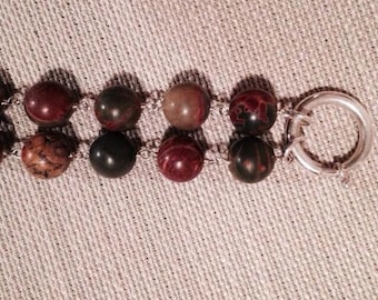 Bracelet jaspe Picasso