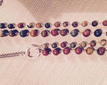 Collier de jaspe Picasso