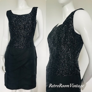 1950s 1960s chic cocktail dress in size 10