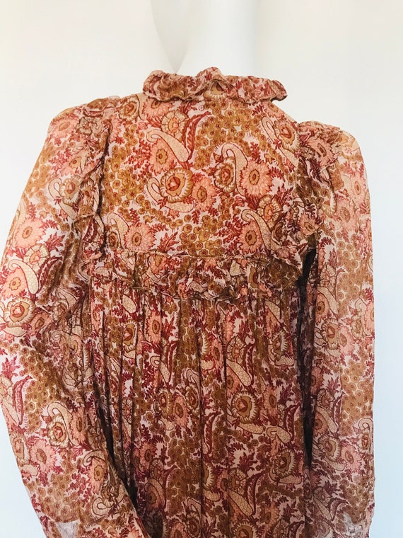 Incredible Rare Ritu Kumar Indian silk  dress uk … - image 9