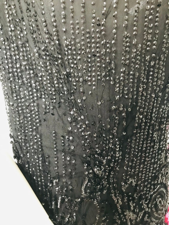 Rare original 1920s sequin Art Deco flapper dress - image 9