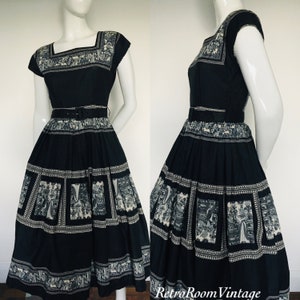 Etsy vintage top dresses 1950
