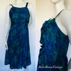 1950s 1960s cocktail dress & wrap uk size 12
