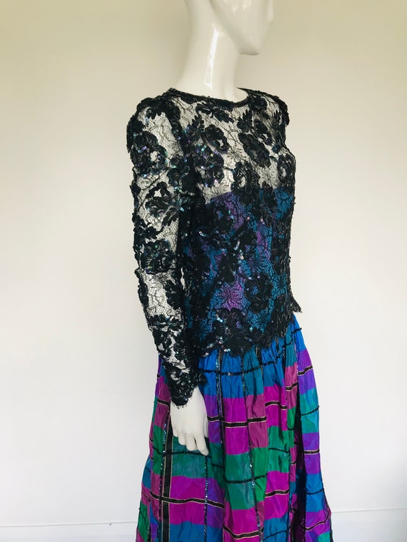 Multi colour OTT Glamour  1980s 1990s Uk sizes  1… - image 6