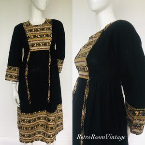 Fabulous 1960s 1970s day dress Uk size 8