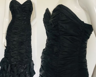 Super 1980s old Hollywood glamour evening dress Uk size 6