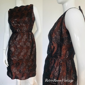 1950s 1960s chic cocktail dress uk size 8