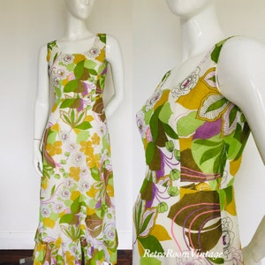 Colour pop 1960s 1970s dress Uk size 8