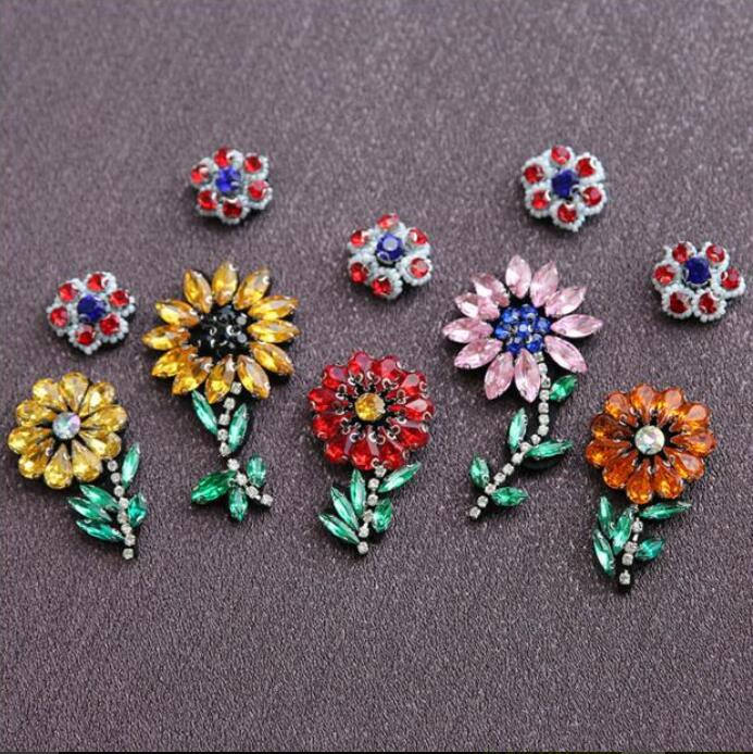Sewon Beading Appliquesflowers Patches Embroidered Patch Etsy