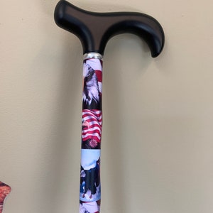 Custom American Eagle cane created from your pictures, cane and walking sticks, walking cane for woman, custom walking cane, custom cane