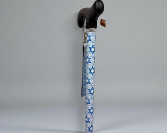 Hanukkah Walking Cane: Custom Aluminum Adjustable Cane