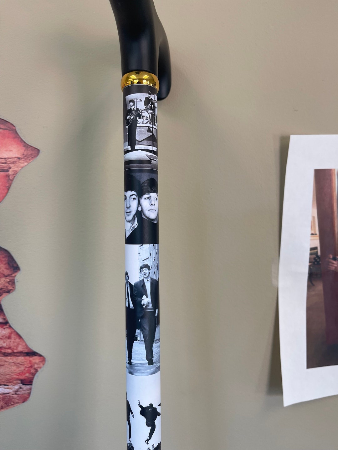 Custom Photo Walking Cane: Personalized Birthday Gift - Etsy