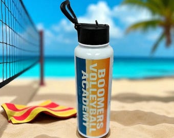 Custom Volleyball Team Water Bottles: Stainless Steel, Double Wall (25-70oz)