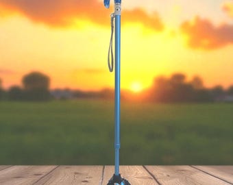 Blue Pearl Fashion Cane: Rhinestone Butterfly, Elegant Walking Stick