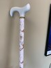 Custom rose gold white marble walking cane, cane, canes, walking stick, walking sticks, walking cane, walking canes, gifts for women 