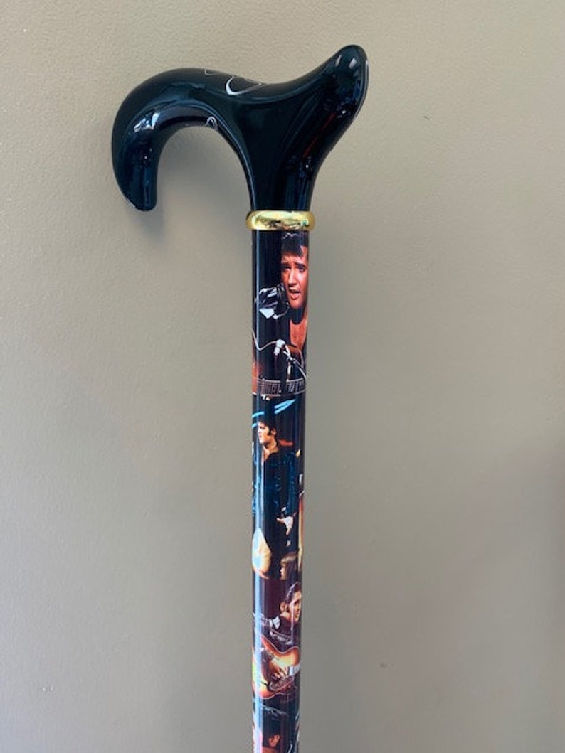 Elvis Custom Cane created by Doug's pictures Elvis canes Etsy