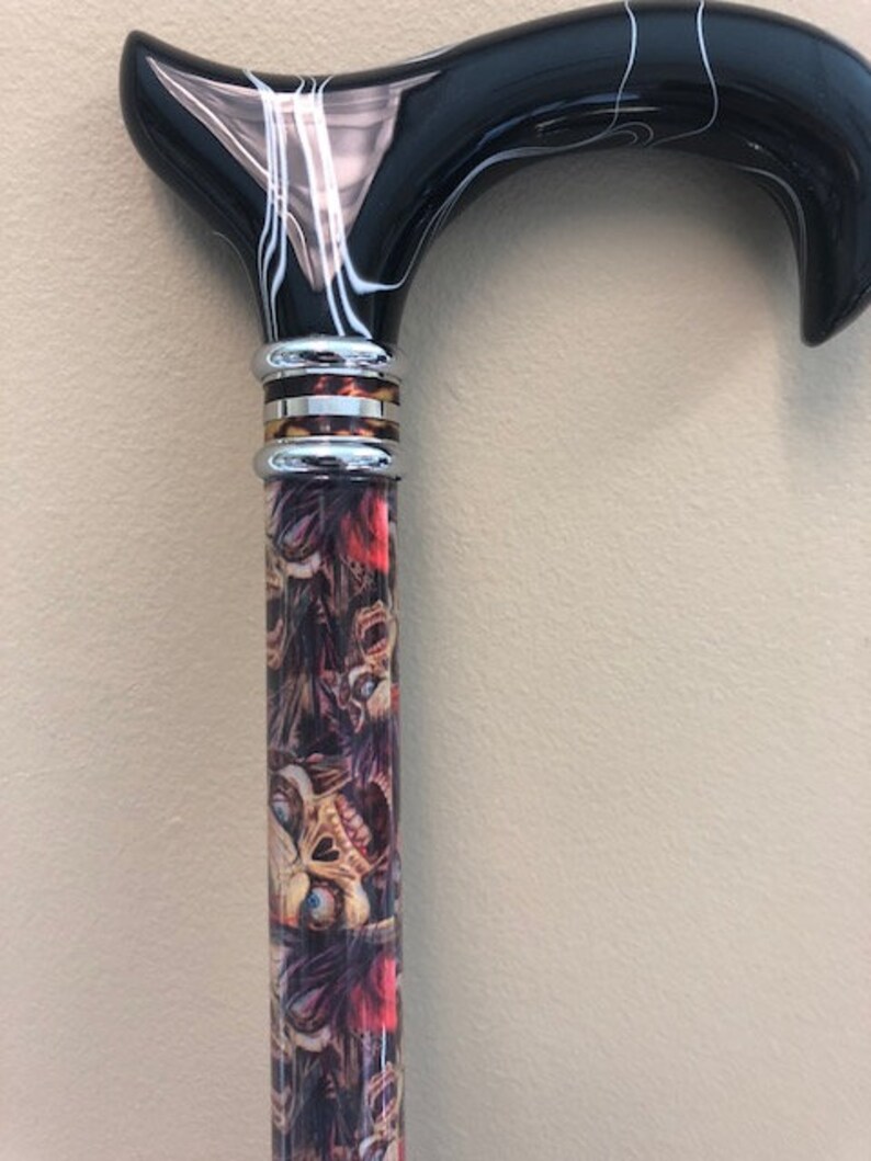 Scary Halloween Walking Cane Cane Canes Walking Canes Etsy