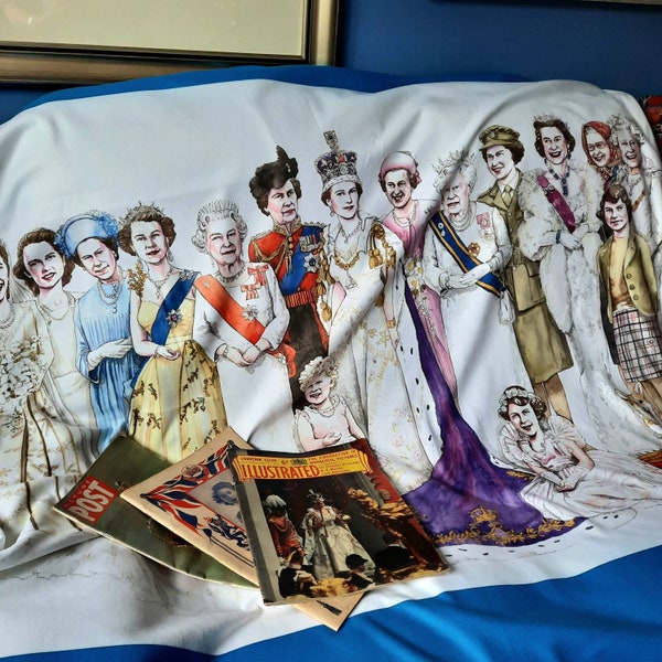 Queen Elizabeth Blanket Etsy