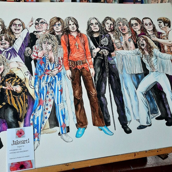 ozzy osbourne drawings for sale