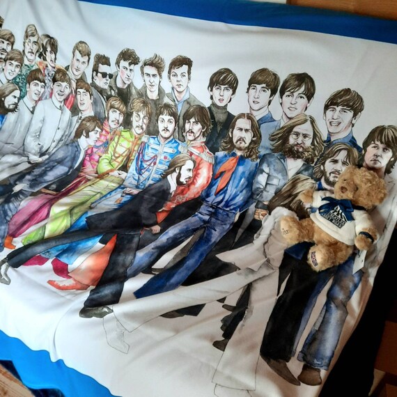 Beatles quilt online blanket