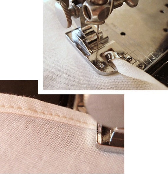 Pie prénsatelas de sobrehilado y costura al Borde para maquina de coser