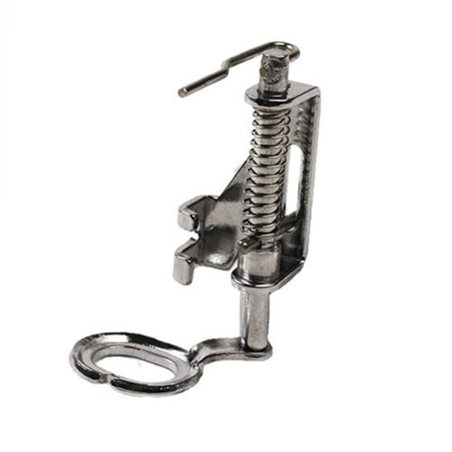 Large Hoop All Metal Free Motion Quilting Darning Spring Loaded Presser ...