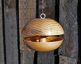 Oak "Wide Applecore" Bird feeder