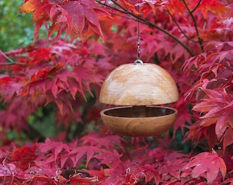 Oak "Apple core" Bird feeder - Medium