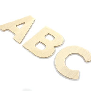 Natural letters 35 cm, font 2