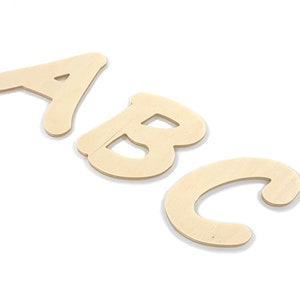 Naturbuchstaben 20cm, Schriftart 1