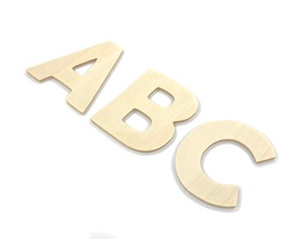 Natural letters 8 cm, font 2