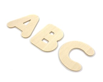 Naturbuchstaben 25cm, Schriftart 5