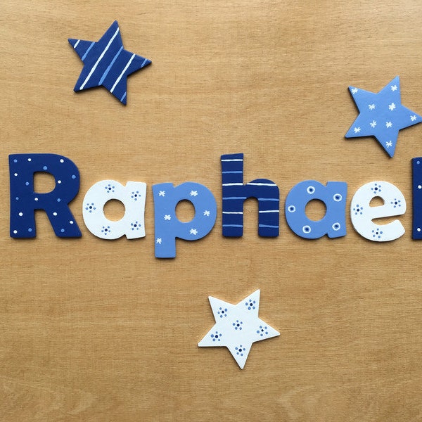 Boy Nursery Letters Etsy