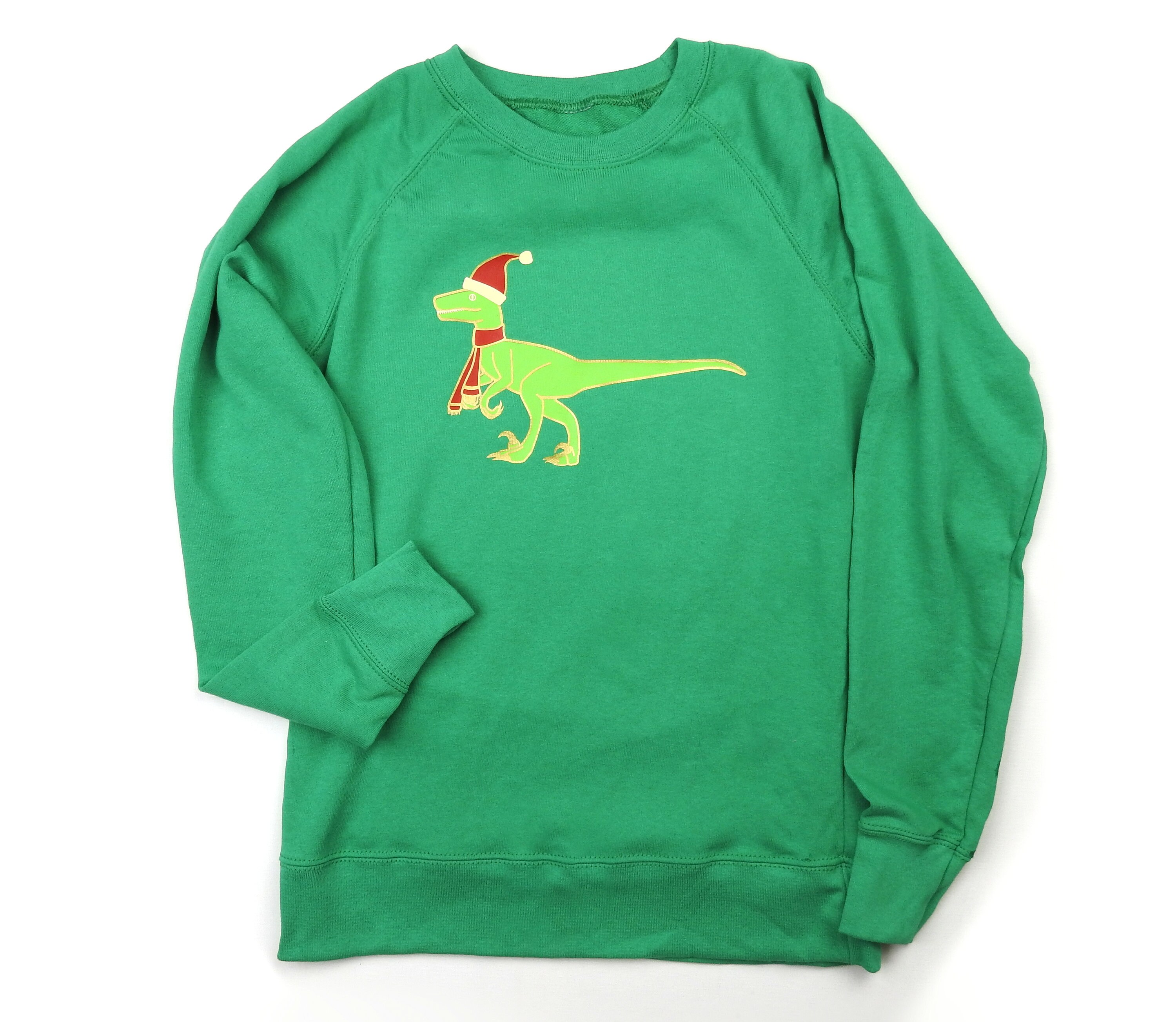 velociraptor christmas sweater