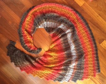 Spiral Shawl Crochet Pattern