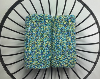 Eco friendly gift / Knit dishcloth / knit washcloth / knitted dishcloth / knitted washcloth / baby washcloth / natural skin care / hand knit