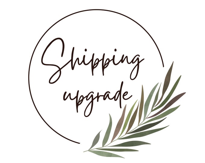 Shipping upgrade, tracking number