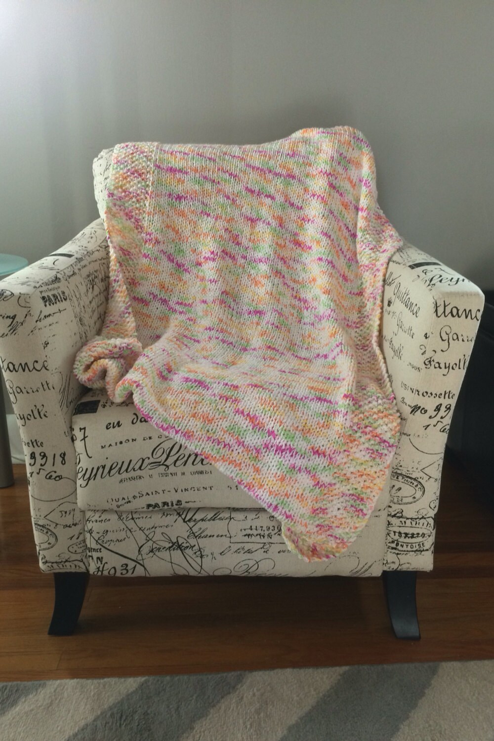 Sale / knit baby blanket / ready to ship / baby blanket knit / boho