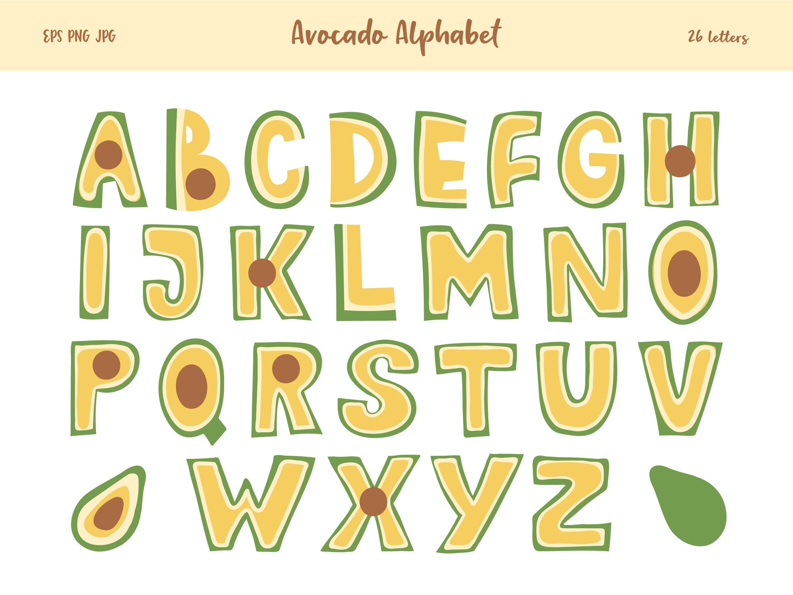 Free Free Fruit Letters Svg 320 SVG PNG EPS DXF File