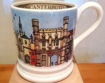 Emma Bridgewater Canterbury Mok Cities Of Dreams Half Pint Boxed Gloednieuw Zeldzaam stopgezet