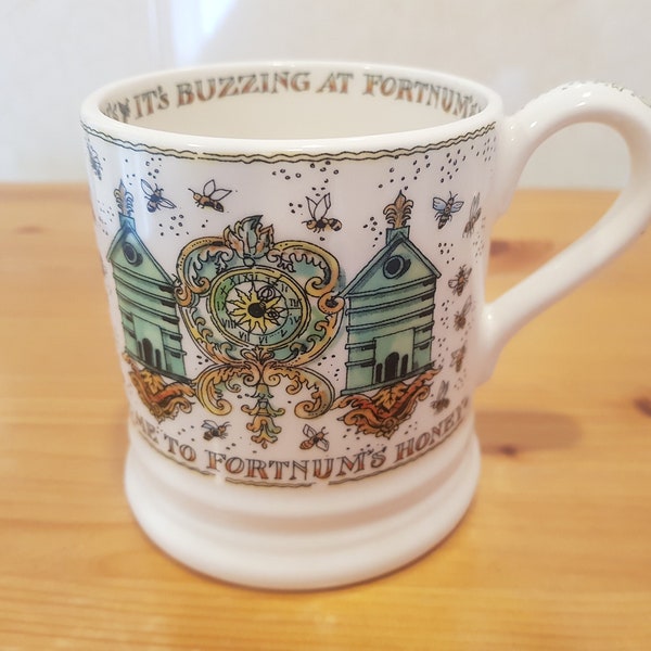 Emma Bridgewater Mug Fortnum & Mason Beehive Half a Pint Discontinued New Honey