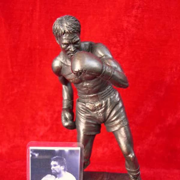 Roberto Duran Rare Limited Edition Figurine Sculpture Only 1000 Made World Boxing Champion By LEGENDS FOREVER