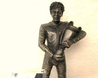 Valentino Rossi Rare Limited Edition Figurine Sculpture Only 1000 Made Moto GP World Champion 125cc 250cc 500cc By LEGENDS FOREVER