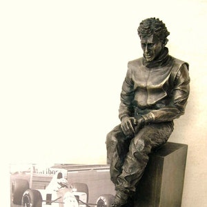 Ayrton Senna Limited Edition Figurine By LEGENDS FOREVER Formula 1 F1 Motor Racing Homage Figure Statue Collectors Piece Only 2500 Made