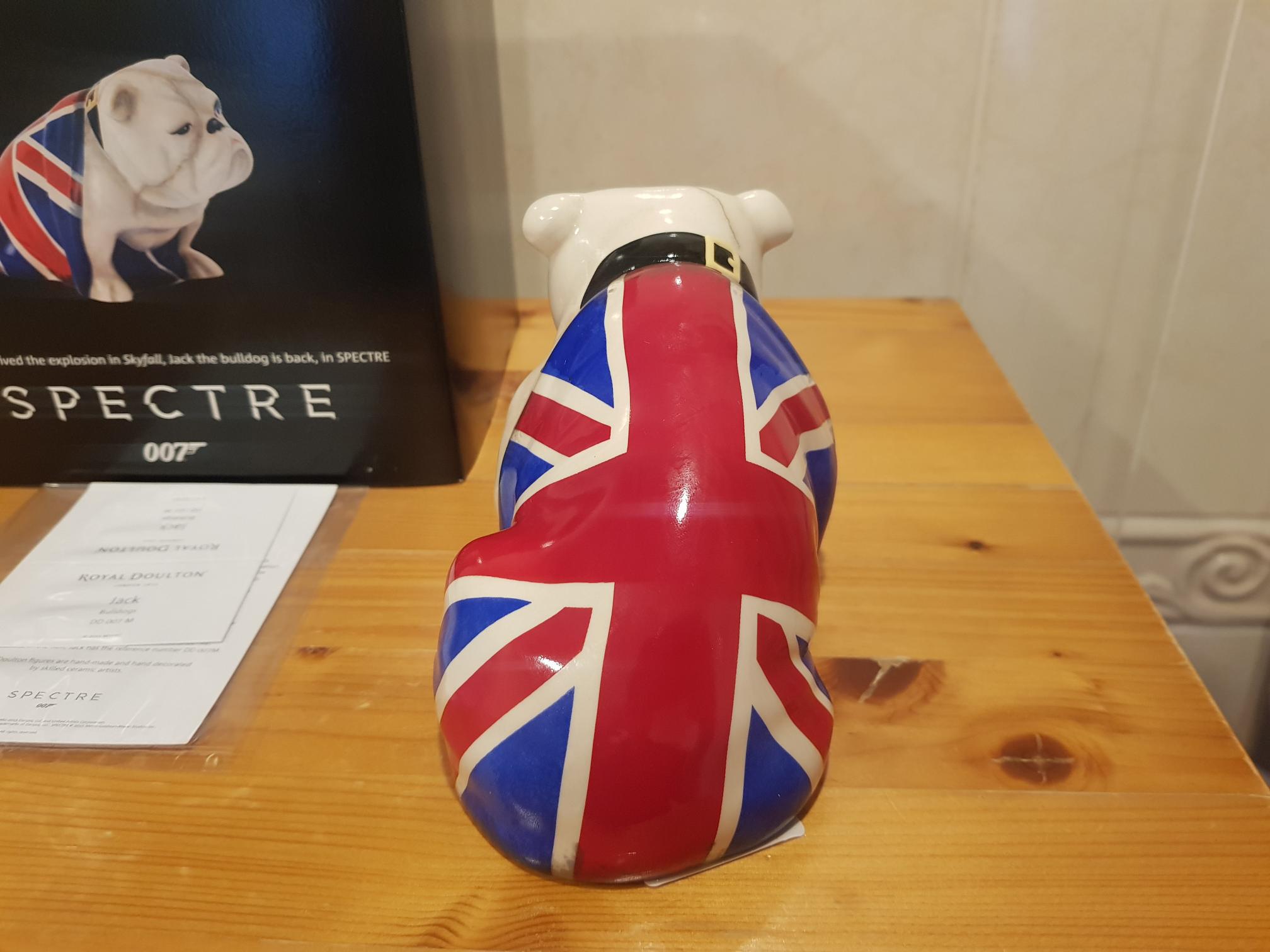 Royal Doulton James Bond Spectre Movie Jack the Bulldog 007 Brand 