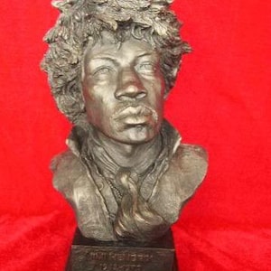 Jimi Hendrix Limited Edition Büste Figur Nur 1000 Made By LEGENDS FOREVER Statue Modell mit Sammlerkarte